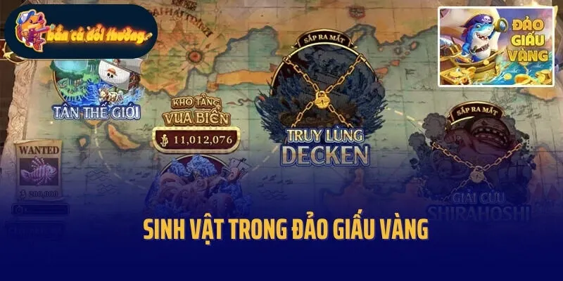 Sinh vật trong Đảo giấu vàng